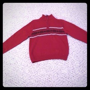 Boys half zip sweater
